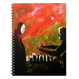 Schach mit dem Tod spielen Notizblock