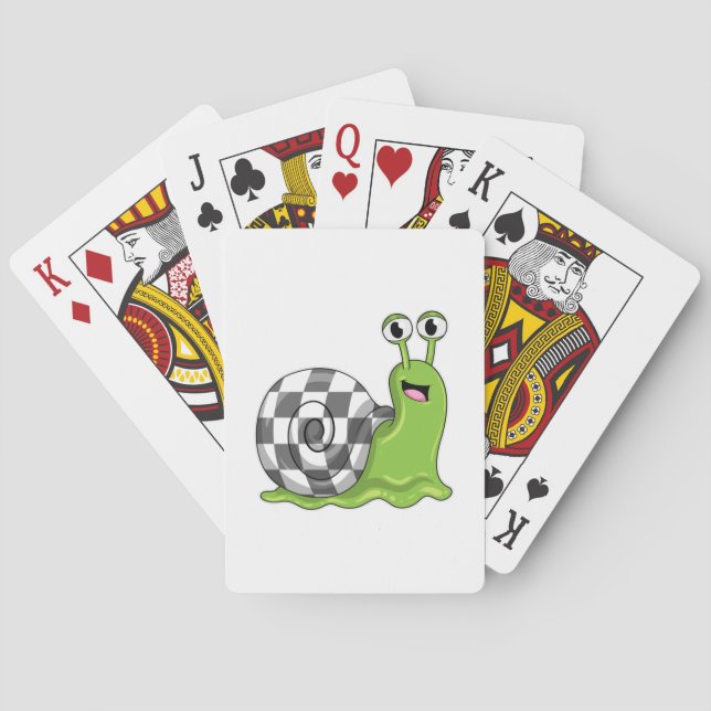 Schach mit Schachbrett Spielkarten (Rückseite)