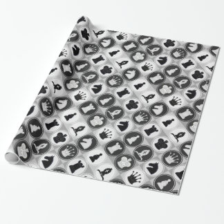 Schach-Muster Geschenkpapier