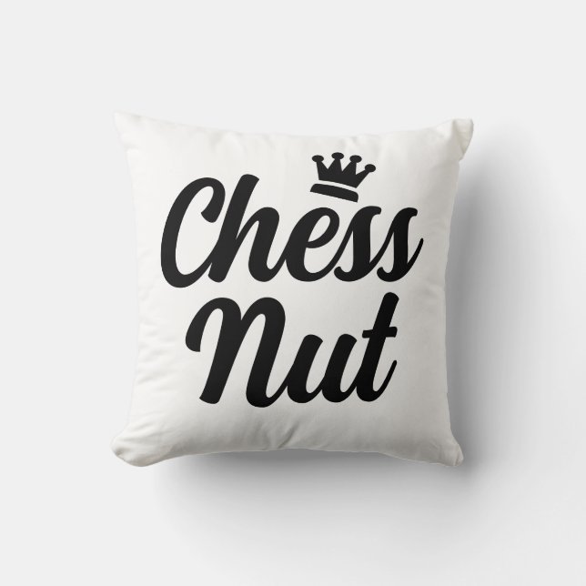 Schach-Nut-Kissen Kissen (Vorderseite)