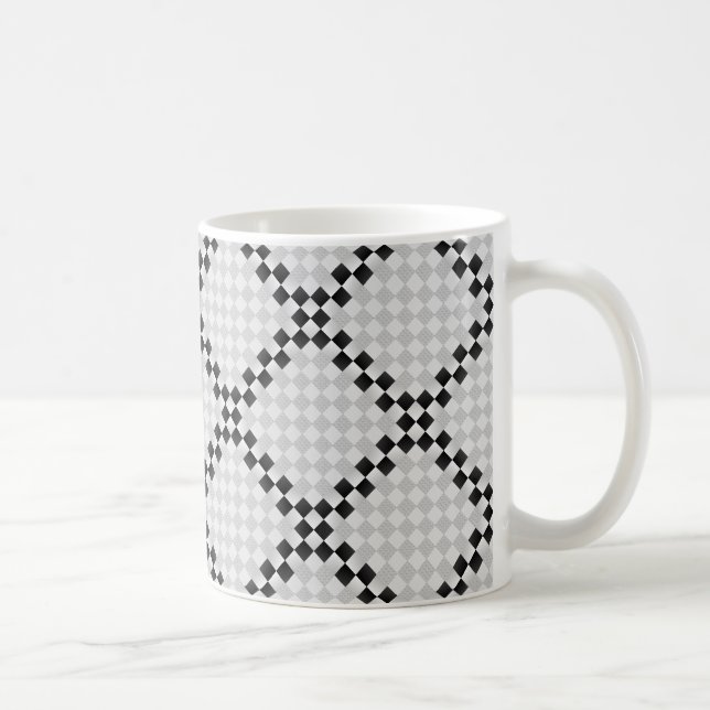 Schach Pad von Kenneth Yoncich Kaffeetasse (Rechts)