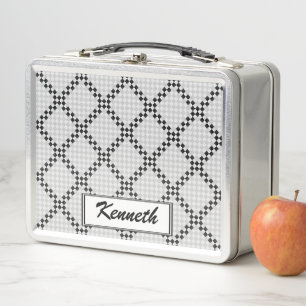 Schach Pad von Kenneth Yoncich Metall Lunch Box