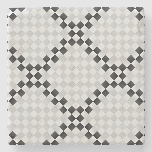 Schach Pad von Kenneth Yoncich Steinuntersetzer (Vorderseite)