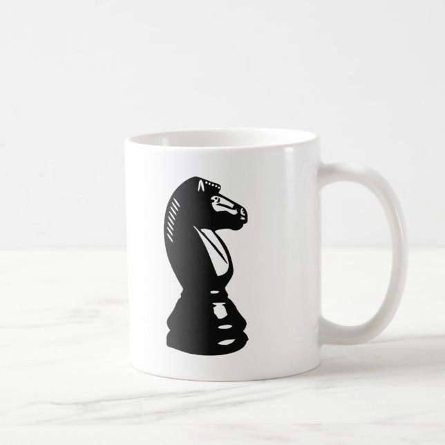 Schach - Pferd Kaffeetasse (Rechts)