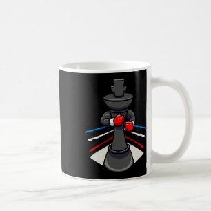 Schach Piece Boxer Boxengloves King Kaffeetasse