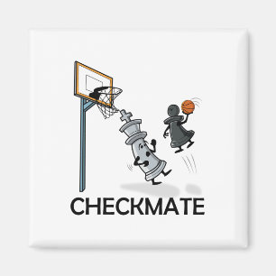 Schach-Player Schachboxen und Sketch Lover Checkma Magnet