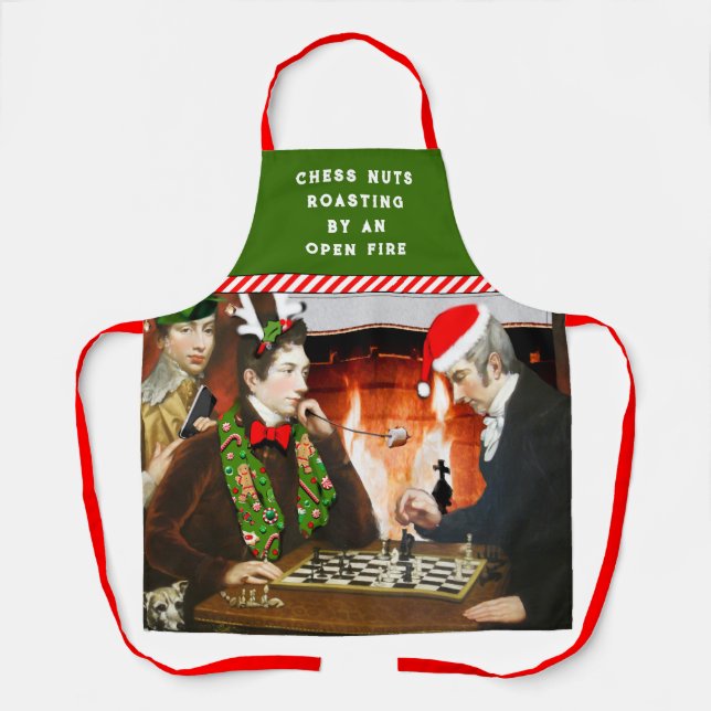 Schach-Player-Weihnachtsgeschenk Schürze (Vorderseite)