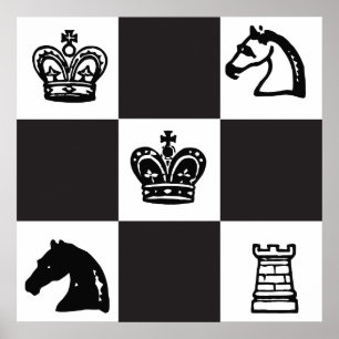 Schach Poster