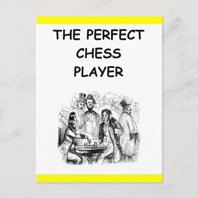Schach Postkarte (Vorderseite)