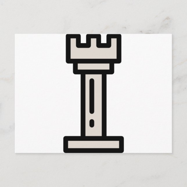 Schach Postkarte (Vorderseite)