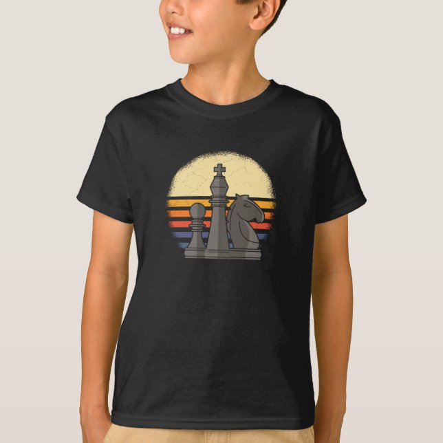 Schach Retro T-Shirt (Vorderseite)