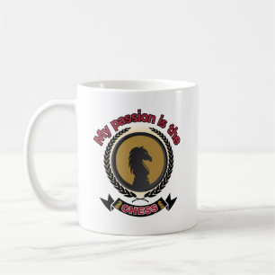 Schach-Ritter Laurel Kronenleidenschaft Strategie  Kaffeetasse