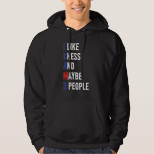 Schach Sarcasm Schach Sarcastic Dark Spaß Hoodie