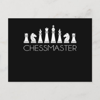 Schach - Schachmeister Einladungspostkarte