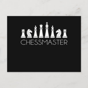 Schach - Schachmeister Postkarte