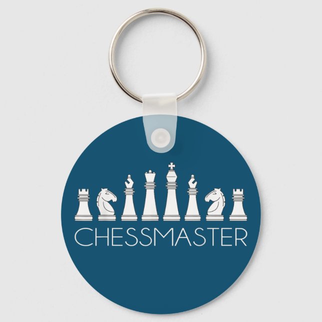 Schach - Schachmeister Schlüsselanhänger (Vorderseite)