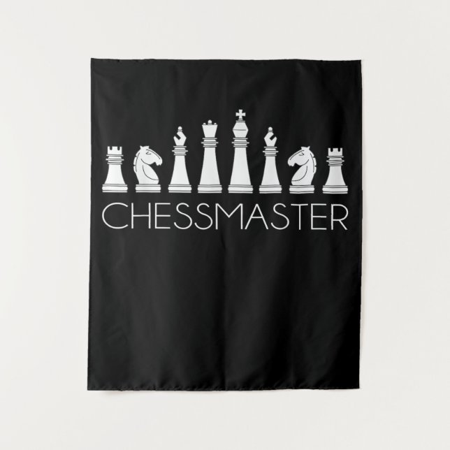 Schach - Schachmeister Wandteppich (Vorderseite)