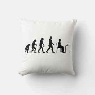 Schach - Schachspieler Evolution Kissen