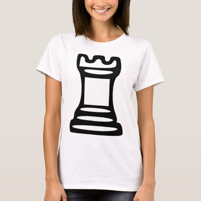 Schach - Schloss T-Shirt (Vorderseite)