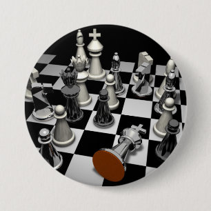 Schach-Schlüsselanhänger Button