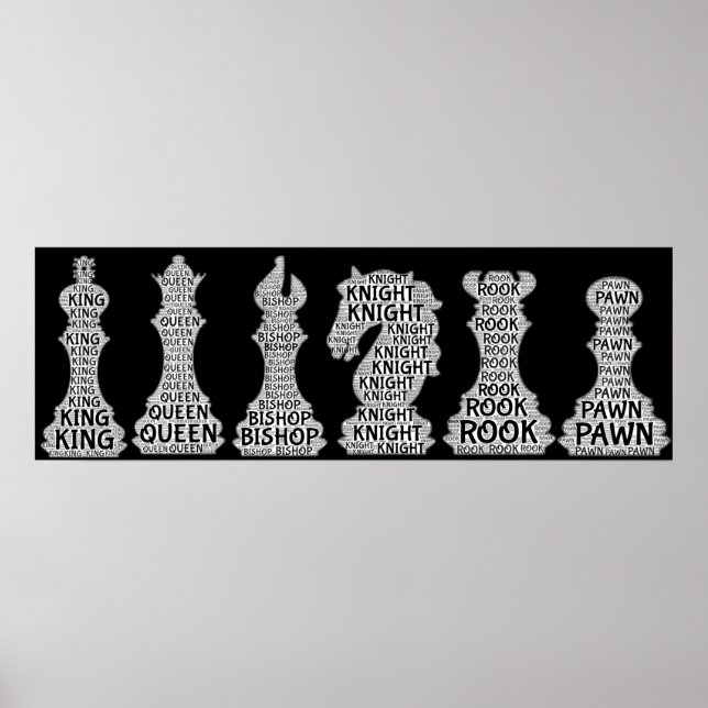 Schach-Set Poster (Vorne)