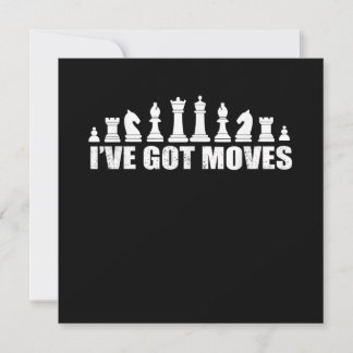 Schach Set Stücke Ich Got Fans Liebhaber Cool Einladung