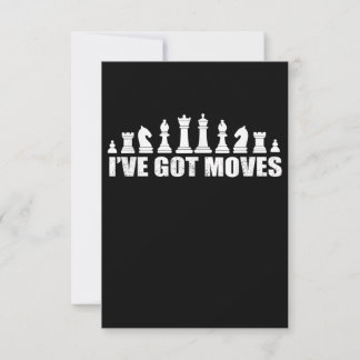 Schach Set Stücke Ich Got Fans Liebhaber Cool Einladung