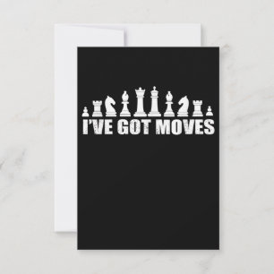 Schach Set Stücke Ich Got Fans Liebhaber Cool RSVP Karte
