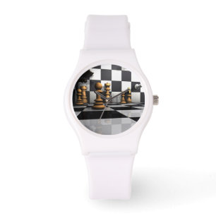 Schach-Spiel-König Armbanduhr
