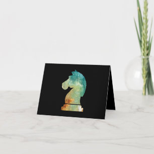 Schach Spieler Pferd Ritter Schach Lover Geschenk Dankeskarte