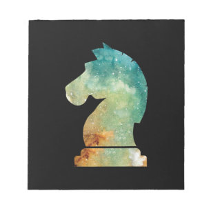 Schach Spieler Pferd Ritter Schach Lover Geschenk Notizblock
