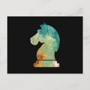 Schach Spieler Pferd Ritter Schach Lover Geschenk Postkarte