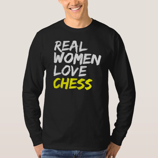 Schach Sprichwort Schach Spieler Echte Liebe Schac T-Shirt (Vorderseite)