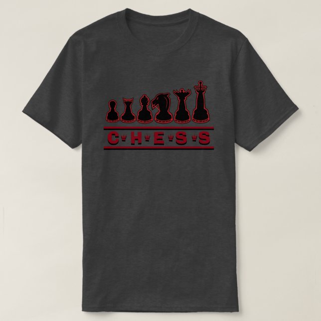 Schach T-Shirt (Design vorne)