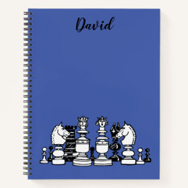 Schach-Thema Personalisiertes Notebook Notizbuch