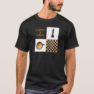 Schach- und Kaffeeliebhaber und Schachspieler T-Shirt