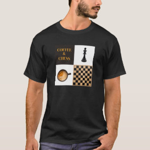 Schach- und Kaffeeliebhaber und Schachspieler T-Shirt