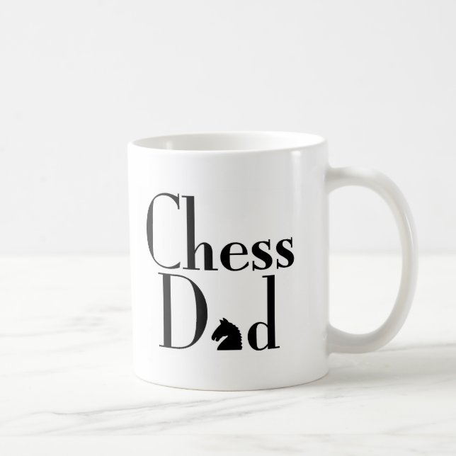 Schach-Vater Kaffeetasse (Rechts)