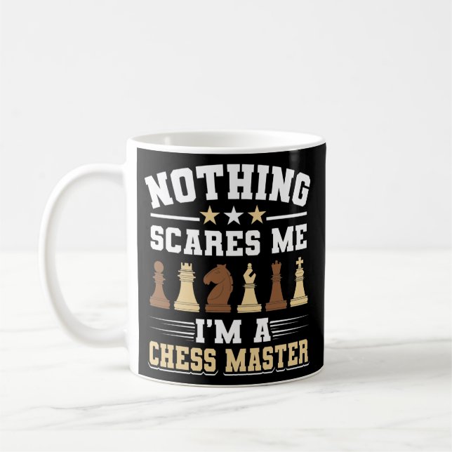 Schach-Vater-Spielerschach Kaffeetasse (Links)