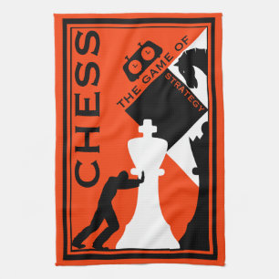 Schach Wall Art Geschirrtuch