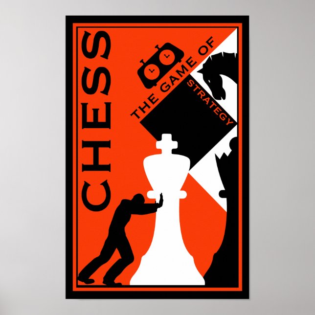 Schach Wall Art Poster (Vorne)