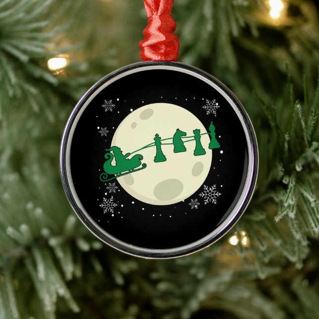 Schach Weihnachten - Schach-Piece Rentier Ornament Aus Metall (Baum)