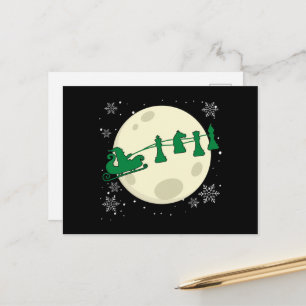 Schach Weihnachten - Schach-Piece Rentier Postkarte