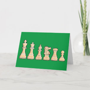 Schach Win Glückwunsch Karte