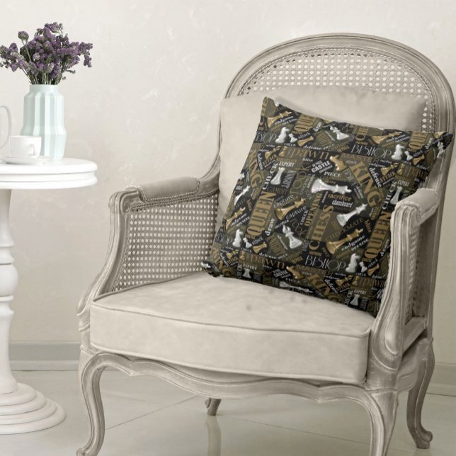 Schachbedingungen Silver und Gold ID784 Kissen (Von Creator hochgeladen)