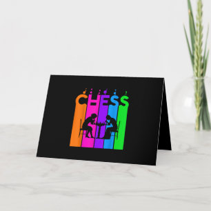Schachblase Hobby und Sport Geschenkidee Karte