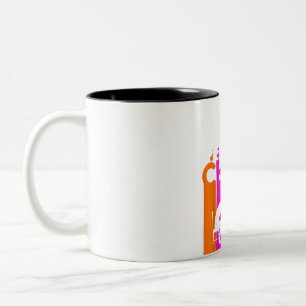 Schachblasen-Hobby- und Sport-Geschenkidee Zweifarbige Tasse
