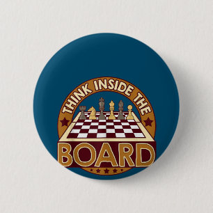 SchachBoard Kostenvoranschlag Schach-Spieler Denke Button