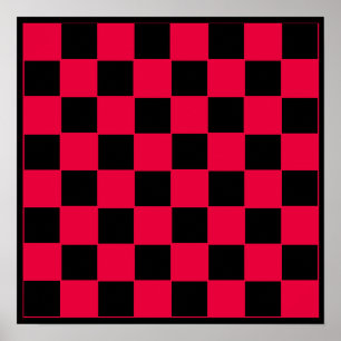 Schachbrett 8x8 UMBAU Brett (1-1/4" Poster