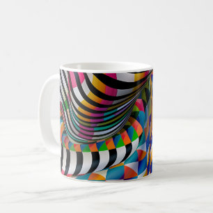Schachbrett Board Strip Design Art Kaffeetasse